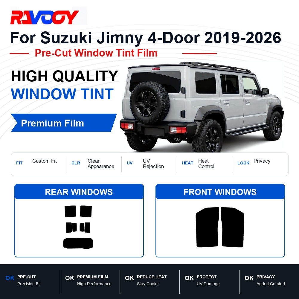 Privacy Screen Protector - Suzuki Jimny 4 Kapılı 2019-2026 Ön