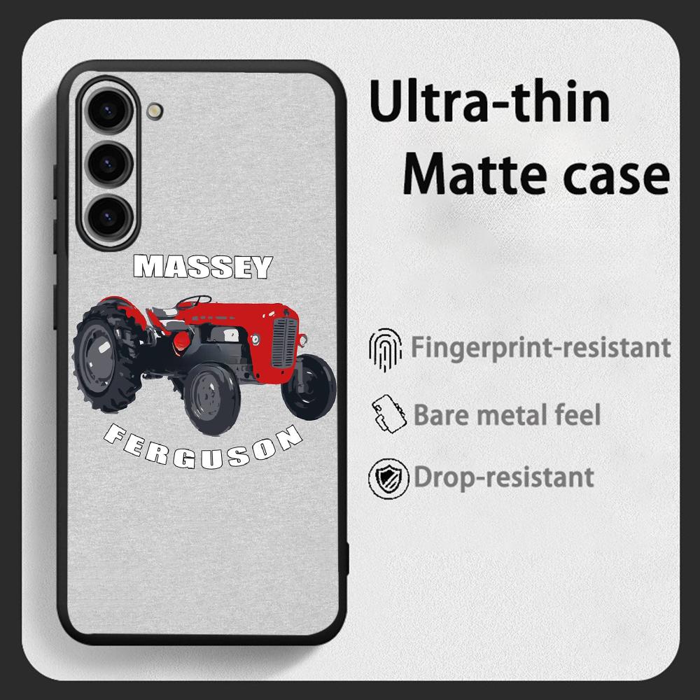 Samsung Galaxy S25 - Massey Ferguson traktör desenli şık telefon